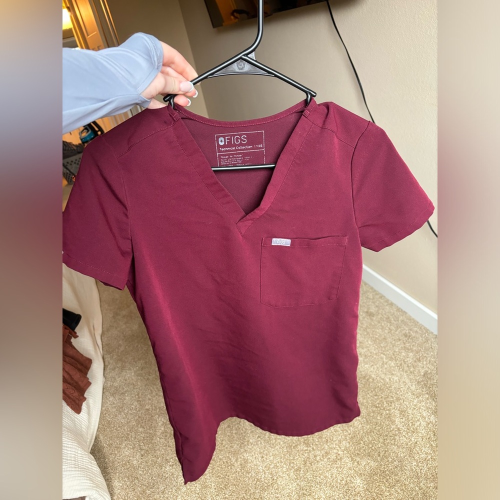 Fig Scrub Top Women's